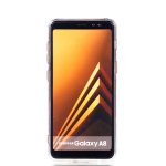 Samsung Galaxy A8 (2018) Cover Schutzhülle TPU Silikon Glitter Effekt Pink