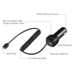 iPhone iPad Ladegerät Zigarettenanzünder USB 2.0 & Lighting 8 Pin Ausgang12V-24V