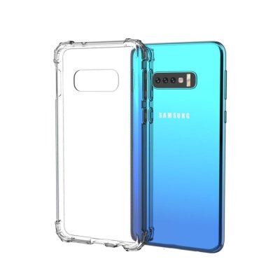 Samsung Galaxy S10e Cover Schutzhülle TPU Silikon Glas Klar