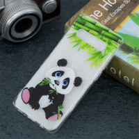 Samsung Galaxy S10+ Cover Schutzhülle TPU Silikon Klar Panda Bär Motiv