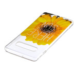 Samsung Galaxy S10+ Cover Schutzhülle TPU Silikon Klar Sonnenblumen Motiv