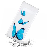 Samsung Galaxy S10+ Cover Schutzhülle TPU Silikon Klar Schmetterling Motiv