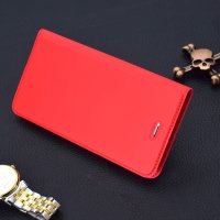 Samsung Galaxy Note 8 Handytasche Ledertasche Standfunktion Ultra Dünn Rot