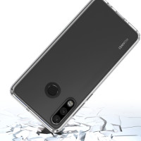 Huawei P30 Lite Cover Schutzhülle TPU Silikon Acrylglas Kombi Klar