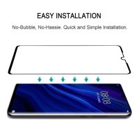 Glasfolie für Huawei P30 Pro Displayschutzglas Panzerfolie Full Screen Schwarz