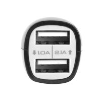 KFZ Ziggarettenanzünger Ladestation für zwei USB-2 Kabel ( Schwarz )