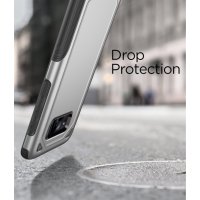 Samsung Galaxy S8+ Schutzhülle PC+TPU Silikon kombi Design Armee Grün