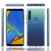 Samsung Galaxy A9 (2018) & A9s Cover Schutzhülle TPU Silikon Transparent