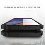 Samsung Galaxy A40 Cover Schutzhülle TPU Silikon/PC Carbon Design Rose/Gold