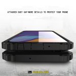 Samsung Galaxy A20 / A30 Cover Schutzhülle TPU Silikon/PC Carbon Design Schwarz