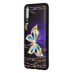 Samsung Galaxy A70 Cover Schutzhülle TPU Silikon Schmetterling Motiv