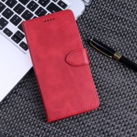 Huawei P Smart (2019) & Honor 10 Lite Case Handytasche Ledertasche Rot