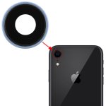 iPhone XR Kamera Linse Objektiv Rück Modul Glas Abdeckung Ring Blau