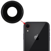 iPhone XR Kamera Linse Objektiv Rück Modul Glas Abdeckung Schwarz