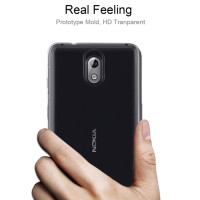 Nokia 3.1 Cover Schutzhülle TPU Silikon Ultra Dünn Transparent