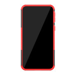 Samsung Galaxy A2 Core Schutzhülle TPU Silikon/PC Reifenprofil Design Rot