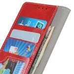 Samsung Galaxy A2 Core Handytasche Ledertasche Fotofach Retro Style Rot