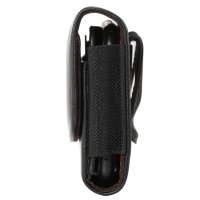 Universal Handy-Leder-Tasche Gürtelclip Kartenslot Handys bis 6,0 Zoll Schwarz