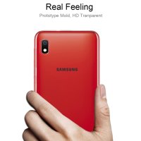 Samsung Galaxy A10 Cover Schutzhülle TPU Silikon Transparent Klar