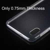 Samsung Galaxy A10 Cover Schutzhülle TPU Silikon Transparent Klar