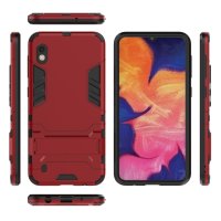 Samsung Galaxy A10 Cover Schutzhülle TPU/PC Kombi Standfunktion Rot