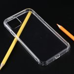 iPhone 11 Pro Max Cover Schutzhülle TPU Silikon Kantenverstärkt Transparent
