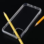 iPhone 11 Pro Max Cover Schutzhülle TPU Silikon Kantenverstärkt Transparent
