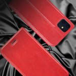 iPhone 11 Pro Case Handytasche Ledertasche Standfunktion Retro DeLuxe Rot