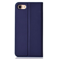iPhone 6 & iPhone 6S Case Handytasche Ledertasche Standfunktion DeLuxe Blau