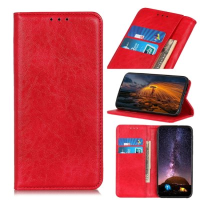 Samsung Galaxy Note10 Case Handytasche Ledertasche Retro Style Rot