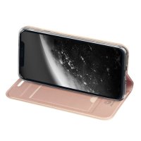iPhone 11 Pro Case Handytasche Ledertasche Standfunktion DeLuxe Rose Gold