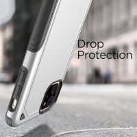 iPhone 11 Schutzhülle PC+TPU Silikon kombi Design Armee Grün