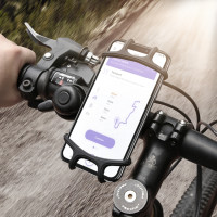 Universal Fahrrad Handyhalter geeignet für 4.0 bis 6.3 Zoll Handys Schwarz