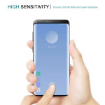 Samsung Galaxy S10 Displayschutzglas Glasfolie gewölbt Fingerprint Schwarz