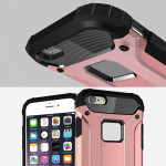 iPhone 6/6S Cover Schutzhülle TPU Silikon/PC Carbon Design Rose/Gold
