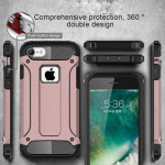 iPhone SE (2020) iPhone 8/7 Schutzhülle TPU Silikon/PC Carbon Design Rose/Gold