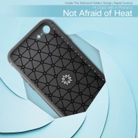 iPhone 6 & 6S Cover Schutzhülle TPU Silikon Metal Ring Standfunktion Rot