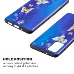 Samsung Galaxy S20+ Cover Schutzhülle TPU Silikon Schmetterling Gold Motiv