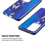 Samsung Galaxy S20 Ultra Cover Schutzhülle TPU Silikon Schmetterling Gold Motiv