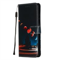 Samsung Galaxy S20 Ultra Handytasche Ledertasche Standfunktion Planeten Motiv