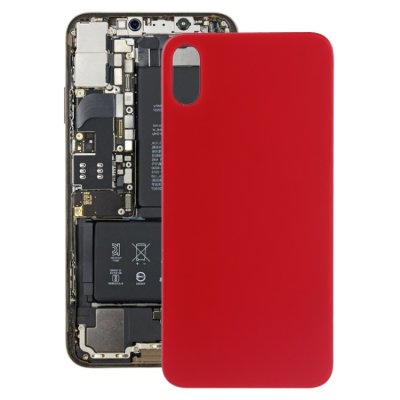 iPhone XS Akkufachdeckel Backcover Glasplatte Rückseite Ersatzteil Rot