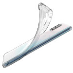 Samsung Galaxy A71 Cover Schutzhülle TPU Silikon Kantenschutz Transparent
