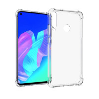Huawei P40 Lite E Cover Schutzhülle TPU Silikon Kantenschutz Transparent