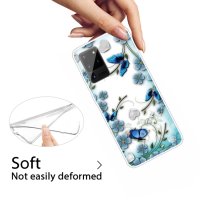 Samsung Galaxy Note20 Cover Schutzhülle TPU Silikon Schmetterling Motiv