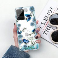 Samsung Galaxy Note20 Ultra Cover Schutzhülle TPU Silikon Schmetterling Motiv