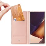 Samsung Galaxy Note20 Ultra Handytasche Standfunktion Ultra Dünn Rose Gold