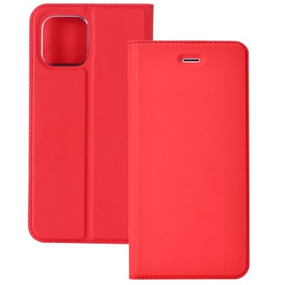 iPhone 12 mini Case Handytasche Ledertasche Standfunktion DeLuxe Rot