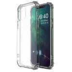 iPhone 12/12 Pro Cover Schutzhülle TPU Silikon Kantenschutz Transparent