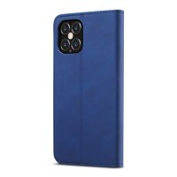 iPhone 12 Pro Max Case Handytasche Ledertasche Standfunktion Imeeke Blau