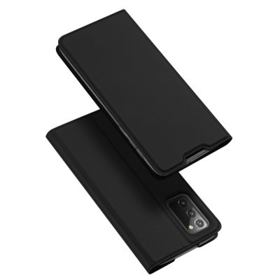 Samsung Galaxy Note20 Handytasche Ledertasche Standfunktion Ultra Dünn Schwarz